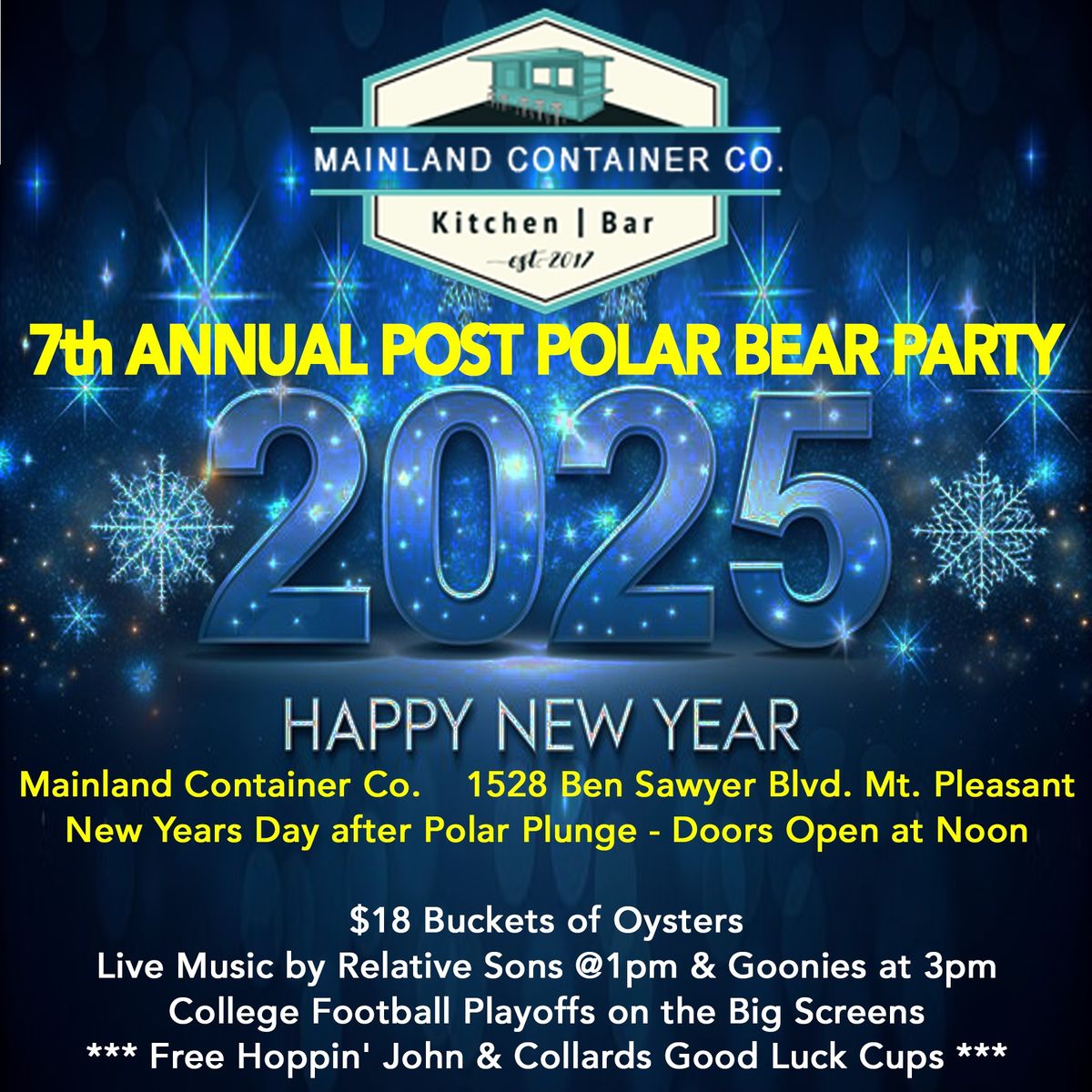 Mainland Container's 7th Annual Post Polar Bear Party