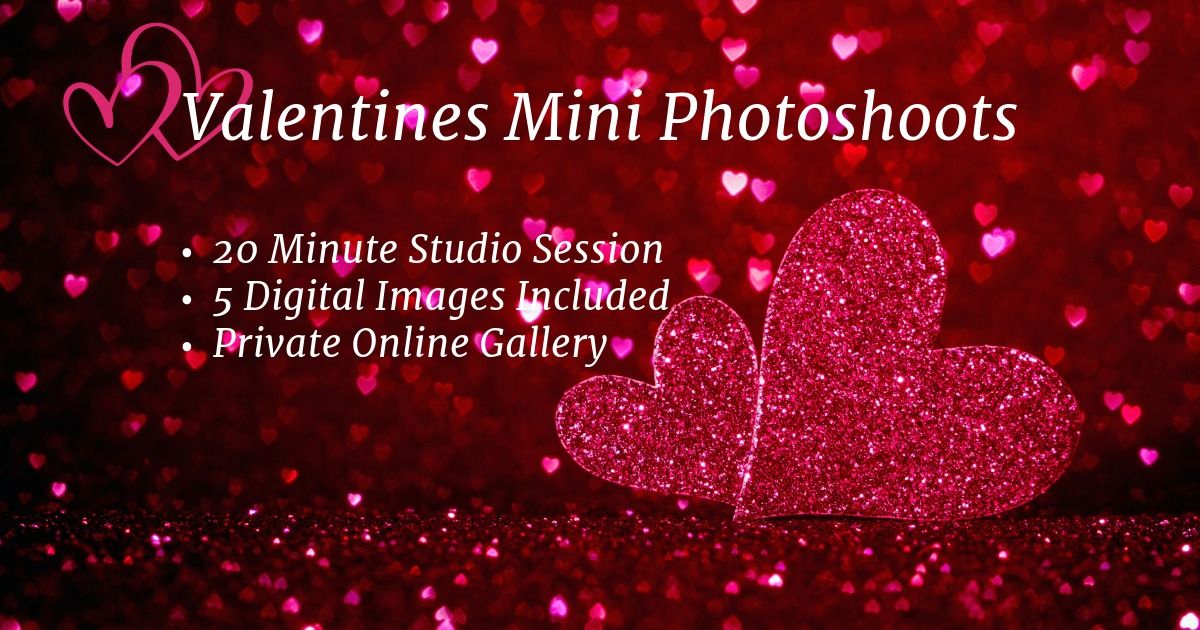 Valentines Mini Photoshoots - Studio Mini Photoshoots In Darlington