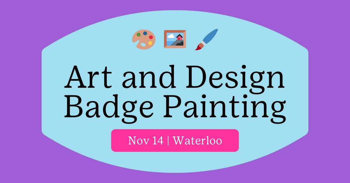 Art and Design Badge Painting