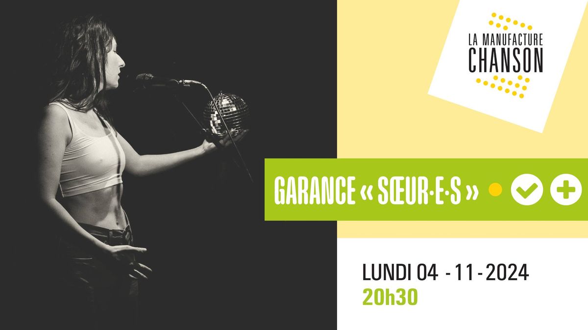 GARANCE "S\u0152UR.E.S" - Anthologie Subjective de la Chanson F\u00e9ministe