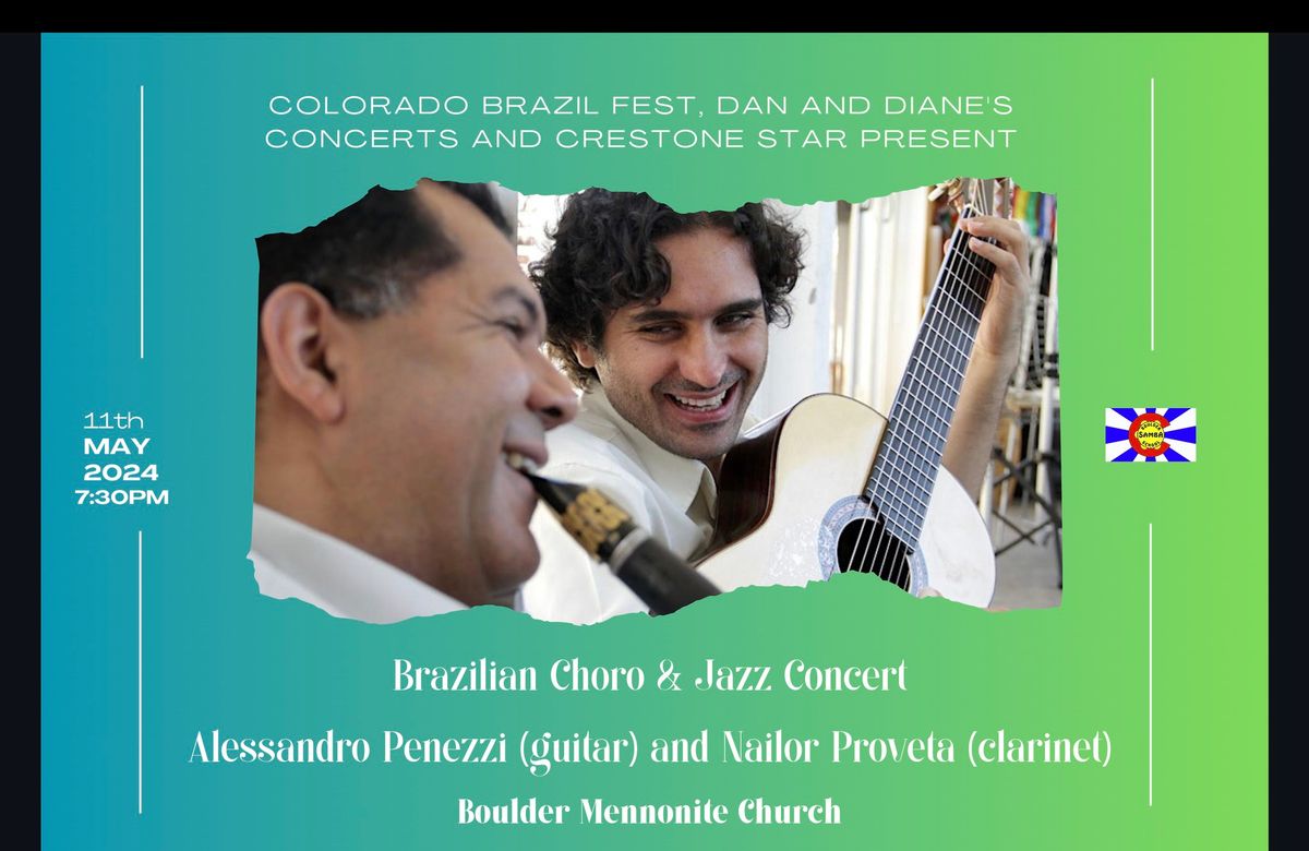 Brazilian Choro & Jazz: Guitar & Clarinet Duo with Penezzi and Proveta