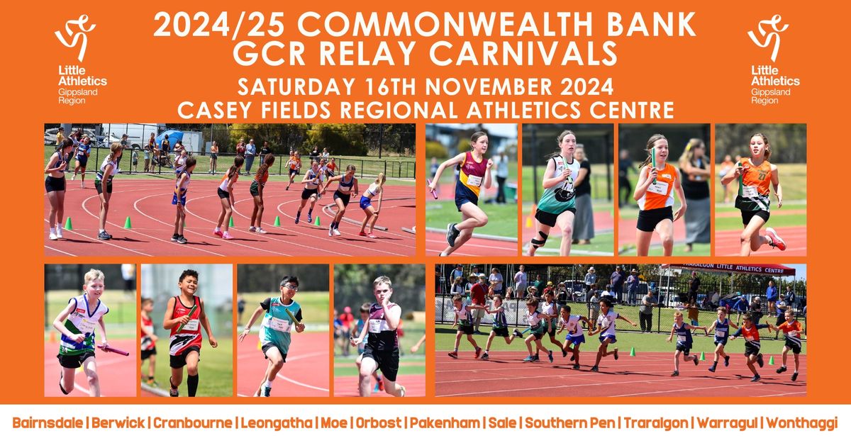 2024\/25 Commonwealth Bank Gippsland Country Region Relay Carnivals