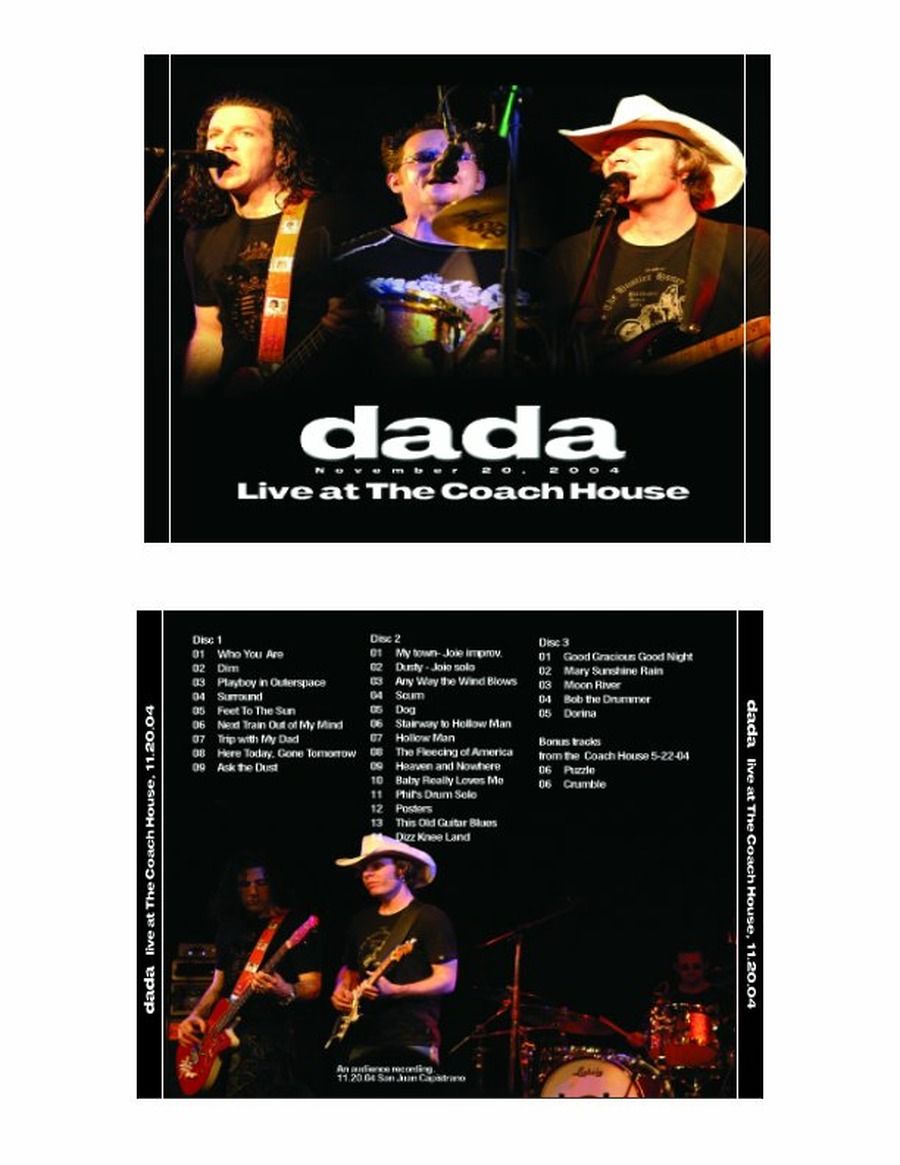 Dada at Coach House