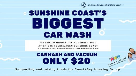 Sunshine Coasts Biggest Car Wash Cricks Volkswagen Sunshine Coast Maroochydore 18 November 2021 6252