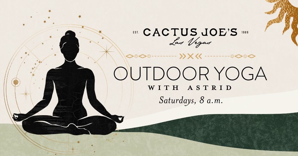 Outdoor Yoga Class at Cactus Joe's