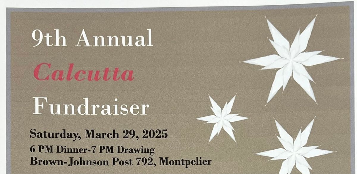 9th Annual Calcutta Fundraiser 