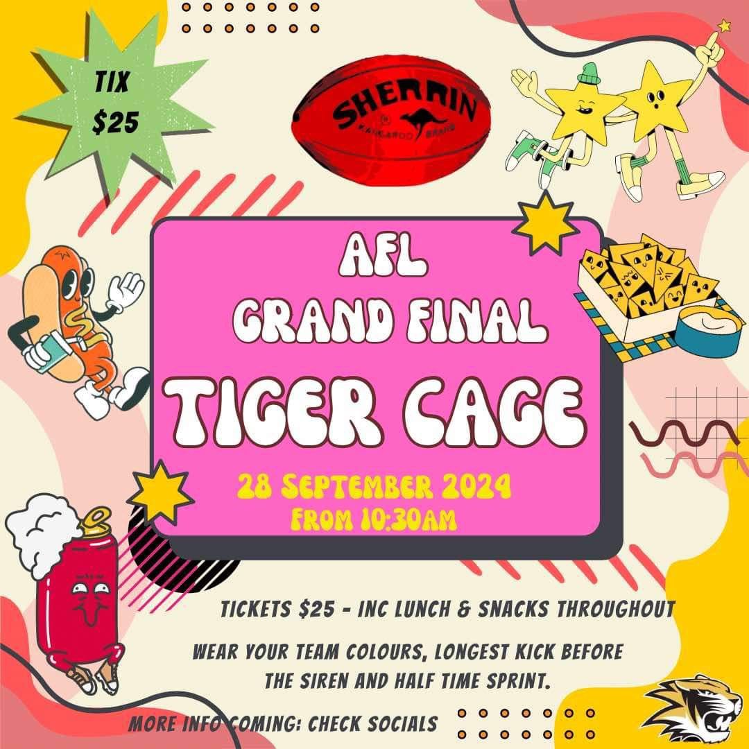 AFL Grand Final at the Tigers Cage