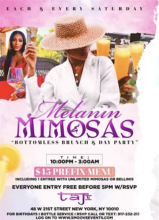 Melanin And Mimosas Brunch &  Day Party At TAJ NYC