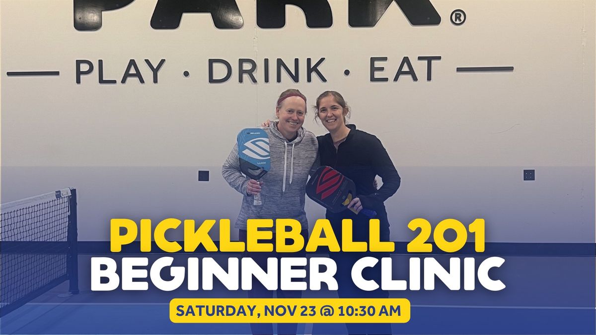 Pickleball 201 Beginner Clinic