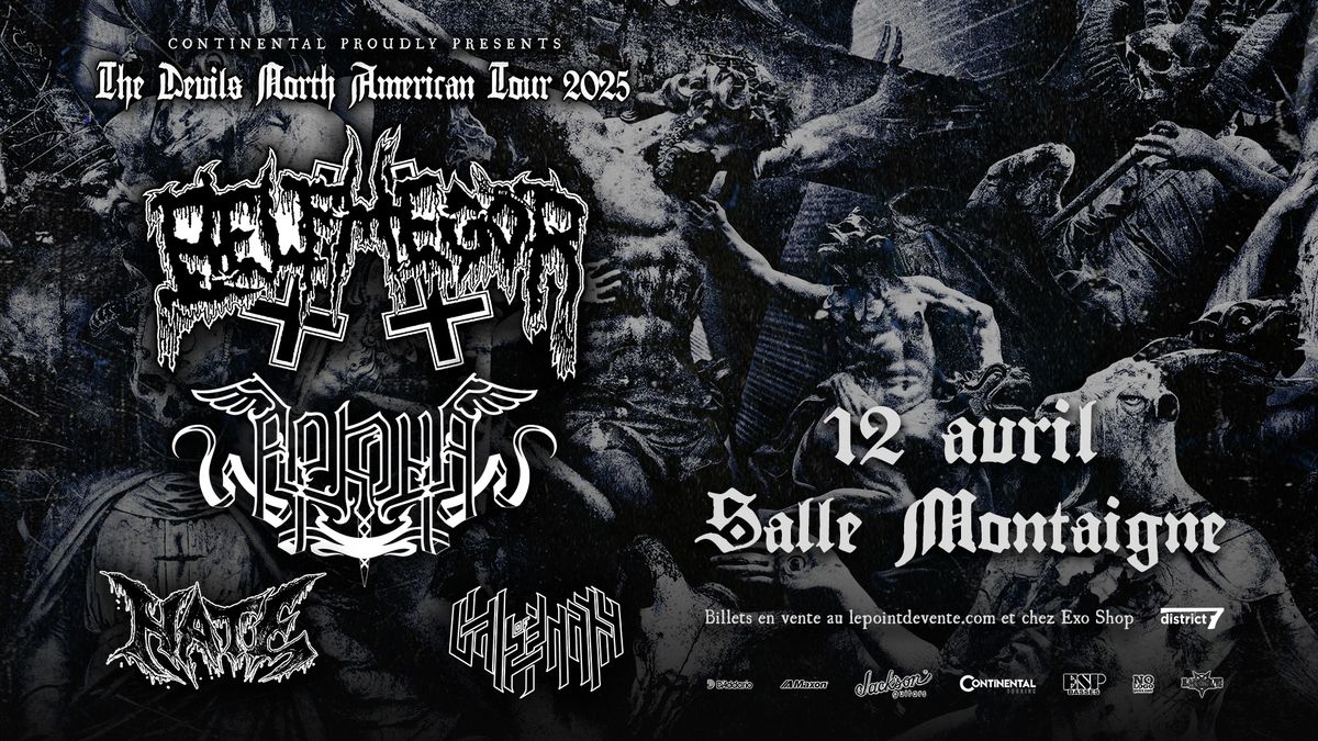 Belphegor, Arkona, Hate, Vale of Pnath \/\/ Samedi 12 avril 2025 \/\/ Salle Montaigne