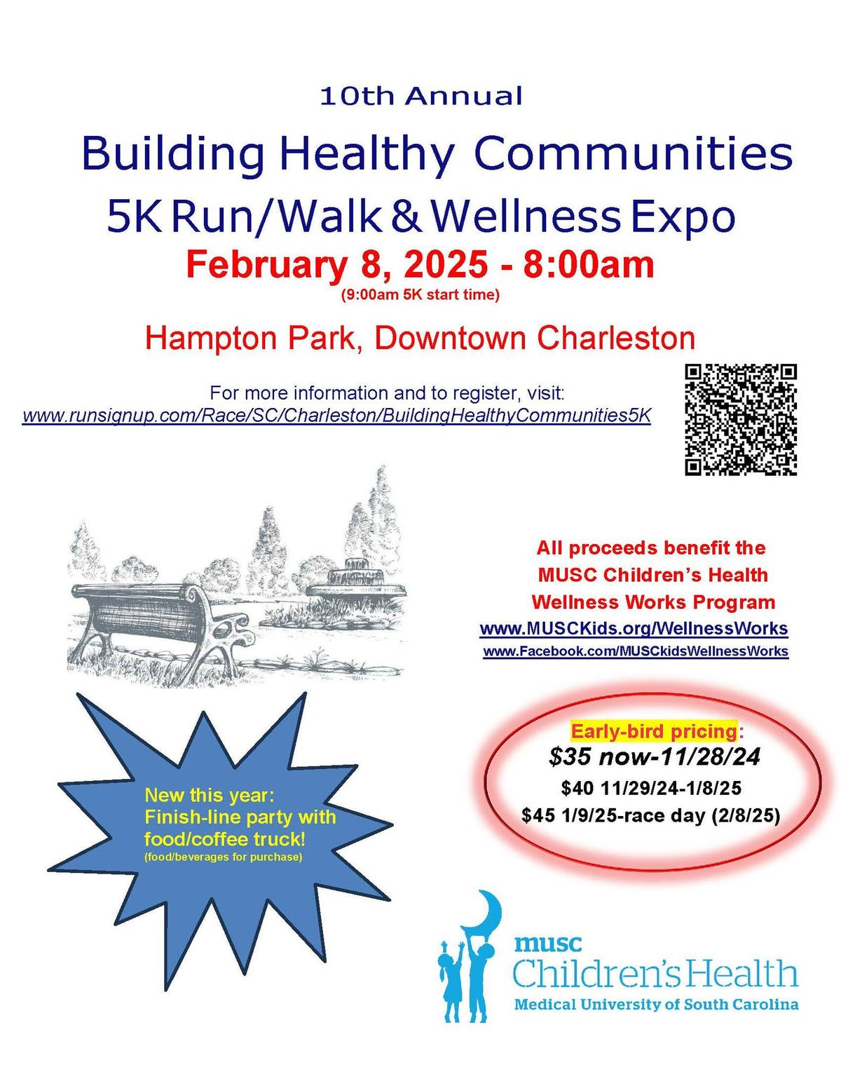 10th Annual Building Healthy Communities 5K Run\/Walk and Wellness Expo