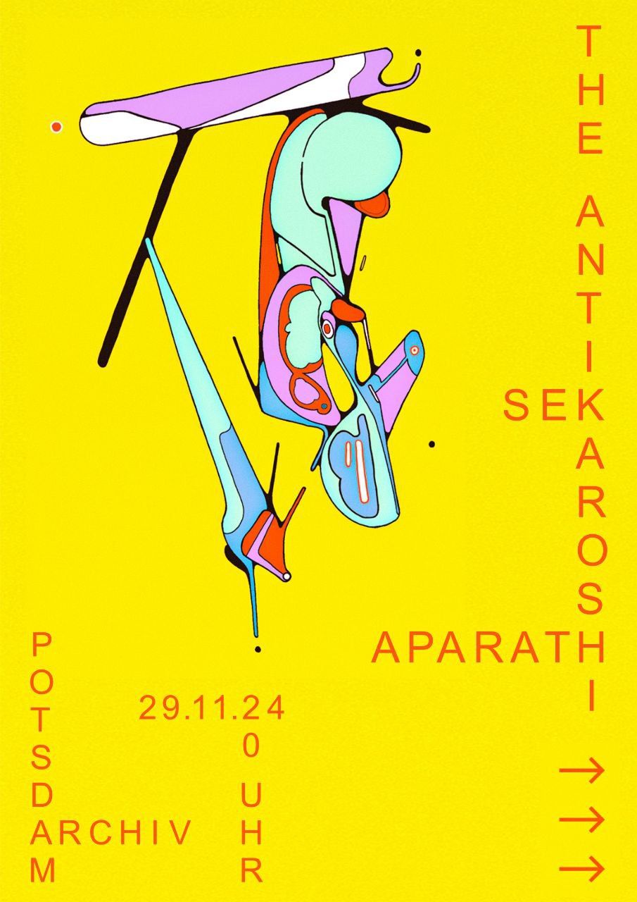 SEK(LARPedelic Space-Kraut Bln) The Antikaroshi(postch,indie Pdm) Aparath(progrock Pdm\/Bln) @Archiv