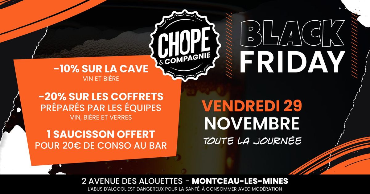 Black Friday \ud83d\udecd \/\/ Chope et Compagnie