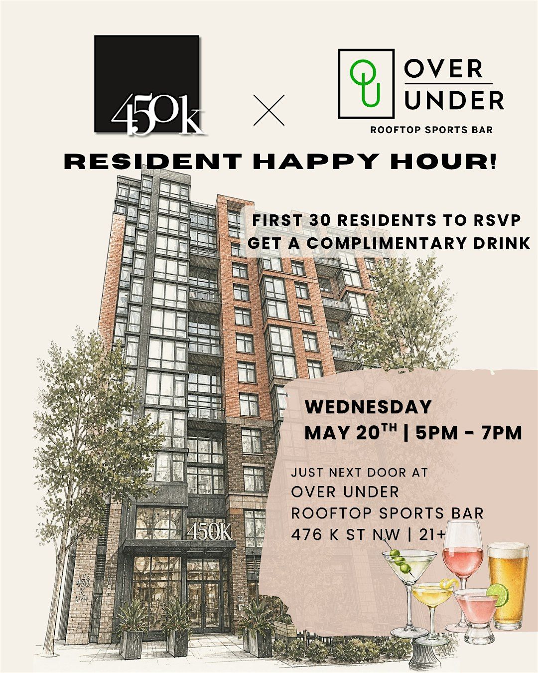Over Under + 450K Resident Happy Hour