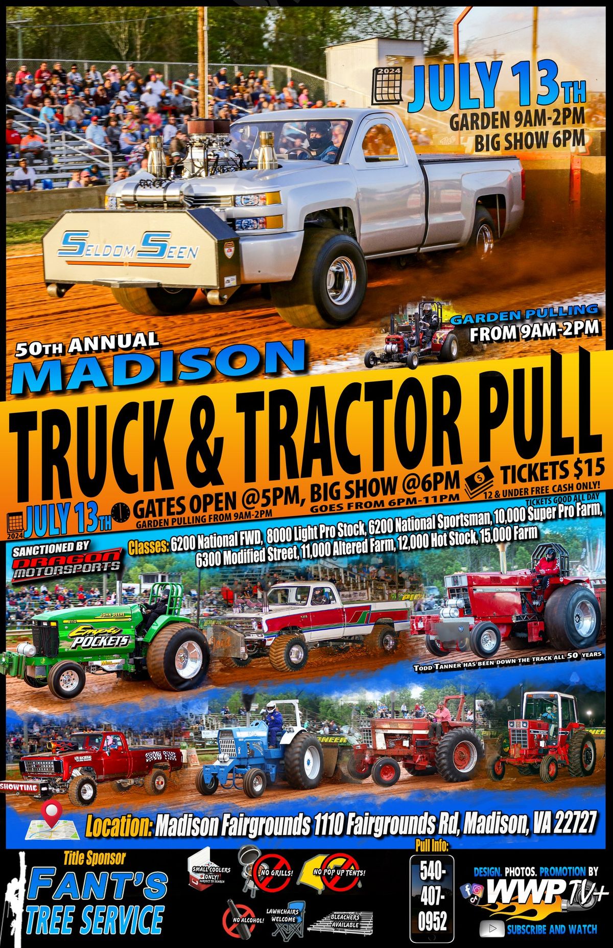 Madison Summer Truck and Tractor Pull July 13 2024