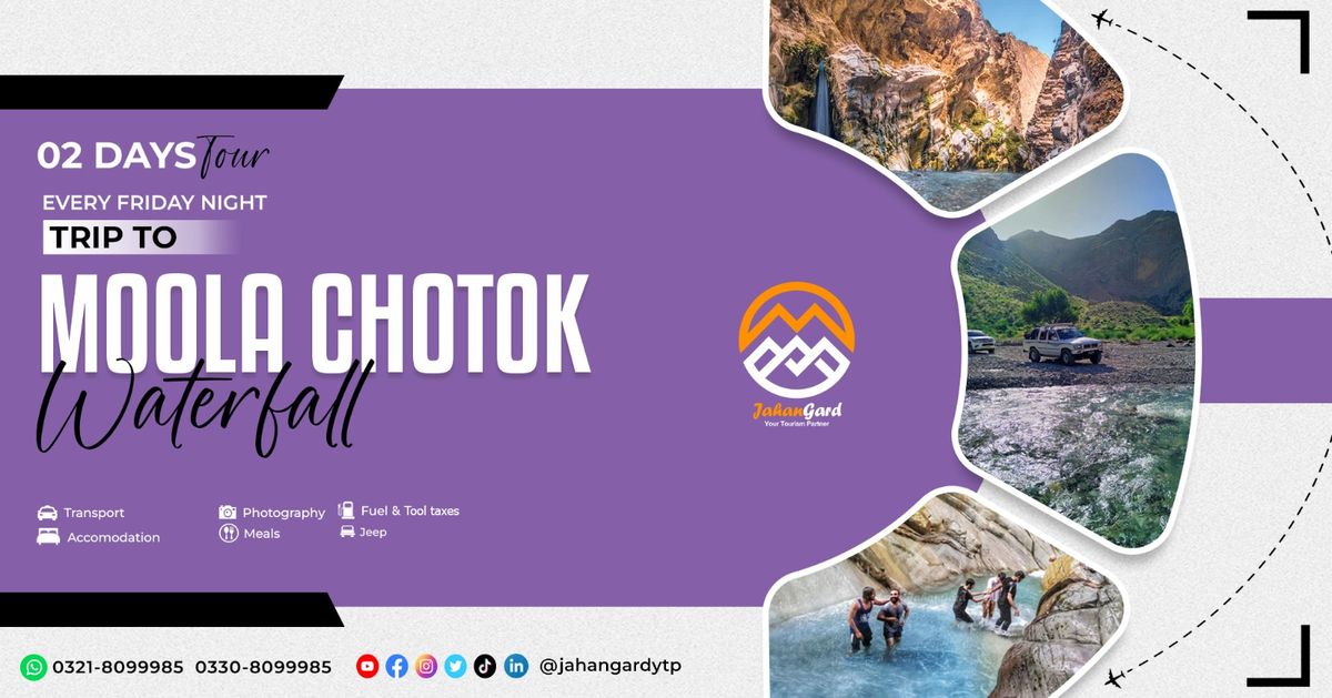 Moola Chotak Waterfall Khuzdar Trip (31 May - 06 June)