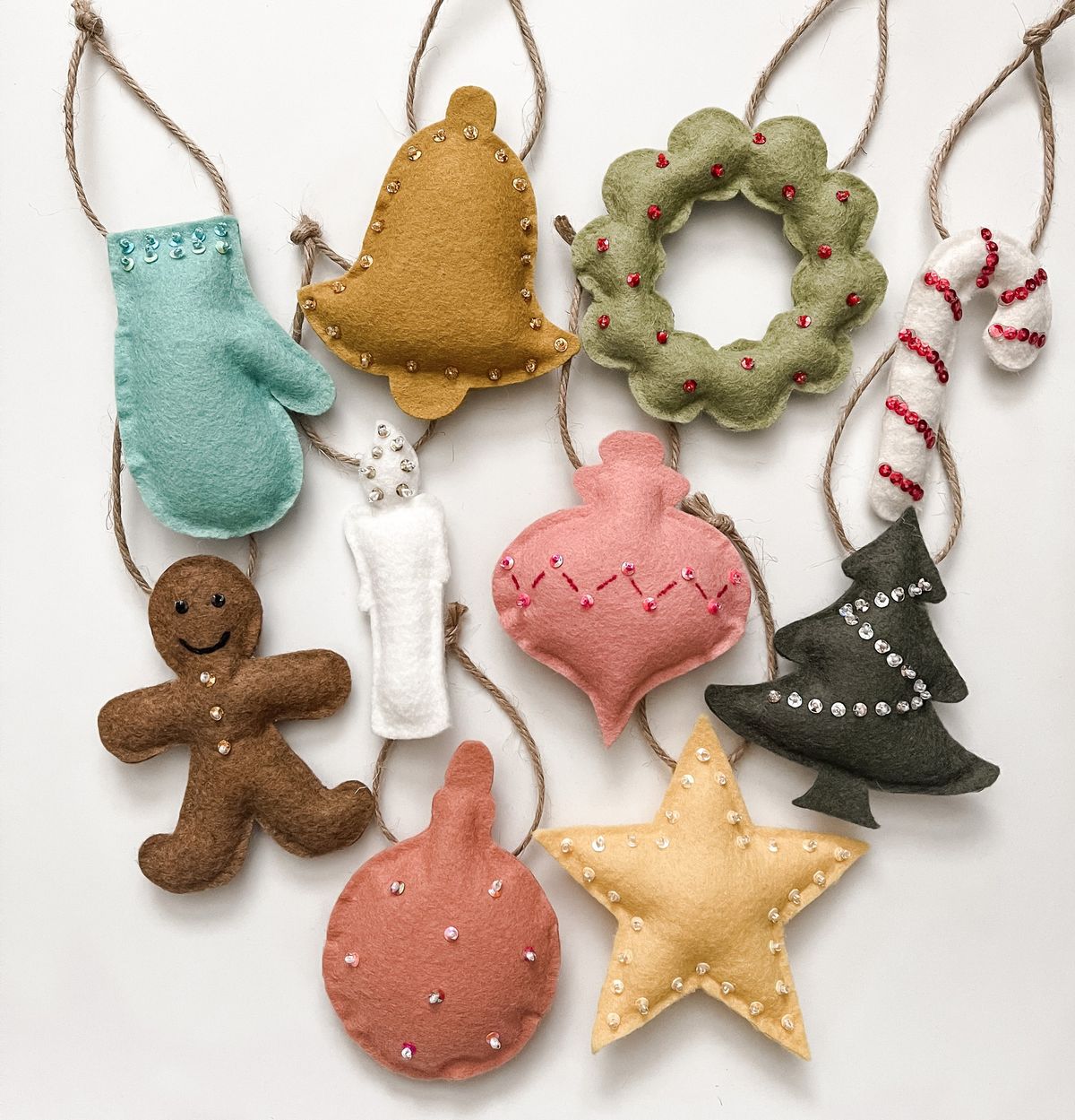 Handcrafting Felt Ornaments with Heartfelt Home Co.