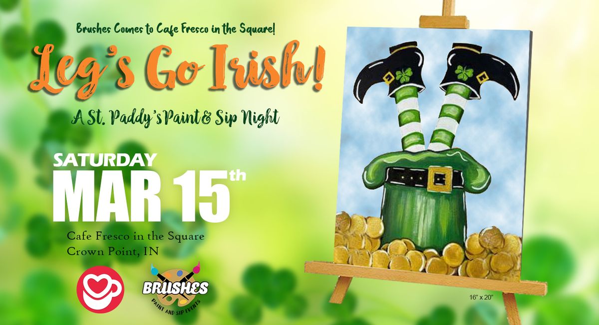 Leprechaun Legs Painting Night at Cafe Fresco