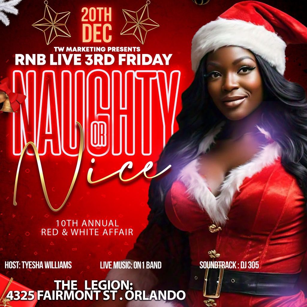 3rd Friday RnB LIVE "Naughty or Nice" Holiday Party