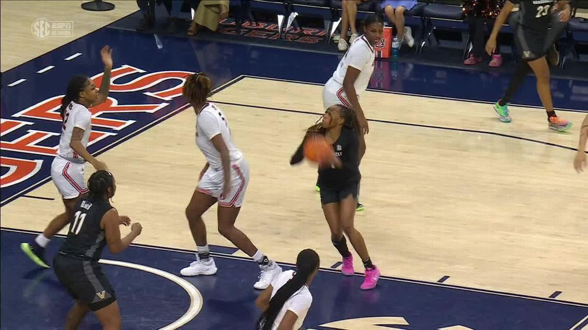Auburn Tigers at Vanderbilt Commodores Womens Basketball
