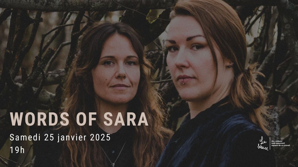 Concert - Words Of Sara (Duo Folk) 