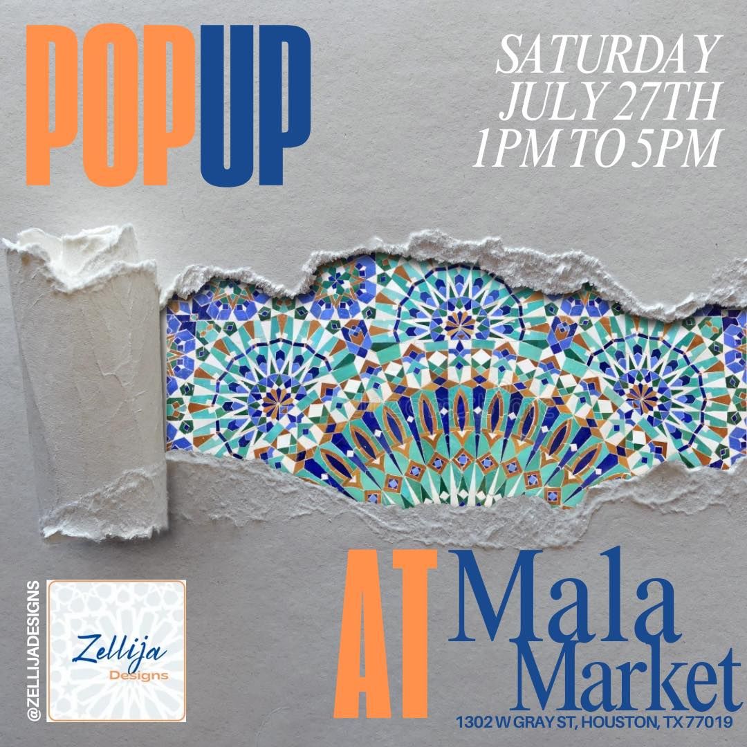 Zellija Designs First Houston Pop Up