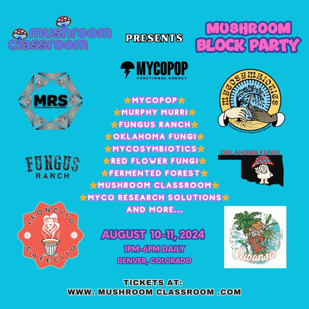 Mushroom Block Party in Denver, CO