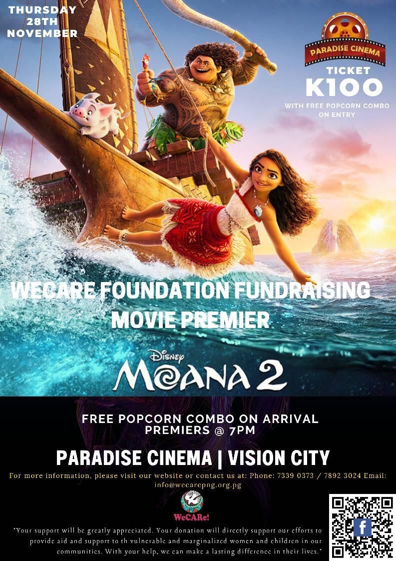 Movie Fundraiser - Moana 2