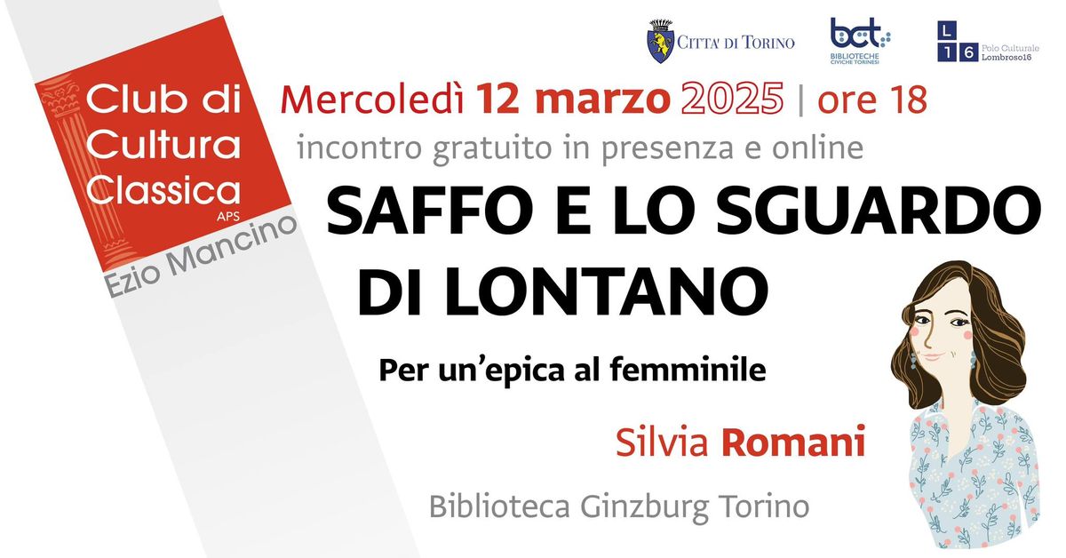 SAFFO E LO SGUARDO DI LONTANO | Silvia Romani