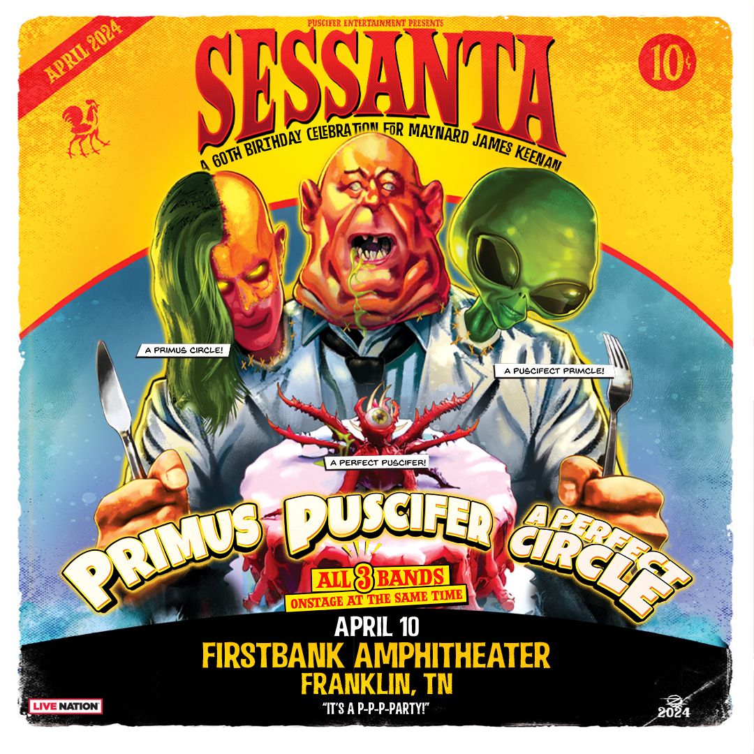 Sessanta: Primus, Puscifer, and A Perfect Circle at MidFlorida Credit Union Amphitheatre at the Florida State Fair Grounds