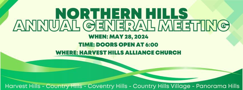 Northern Hills Community Association Annual General Meeting