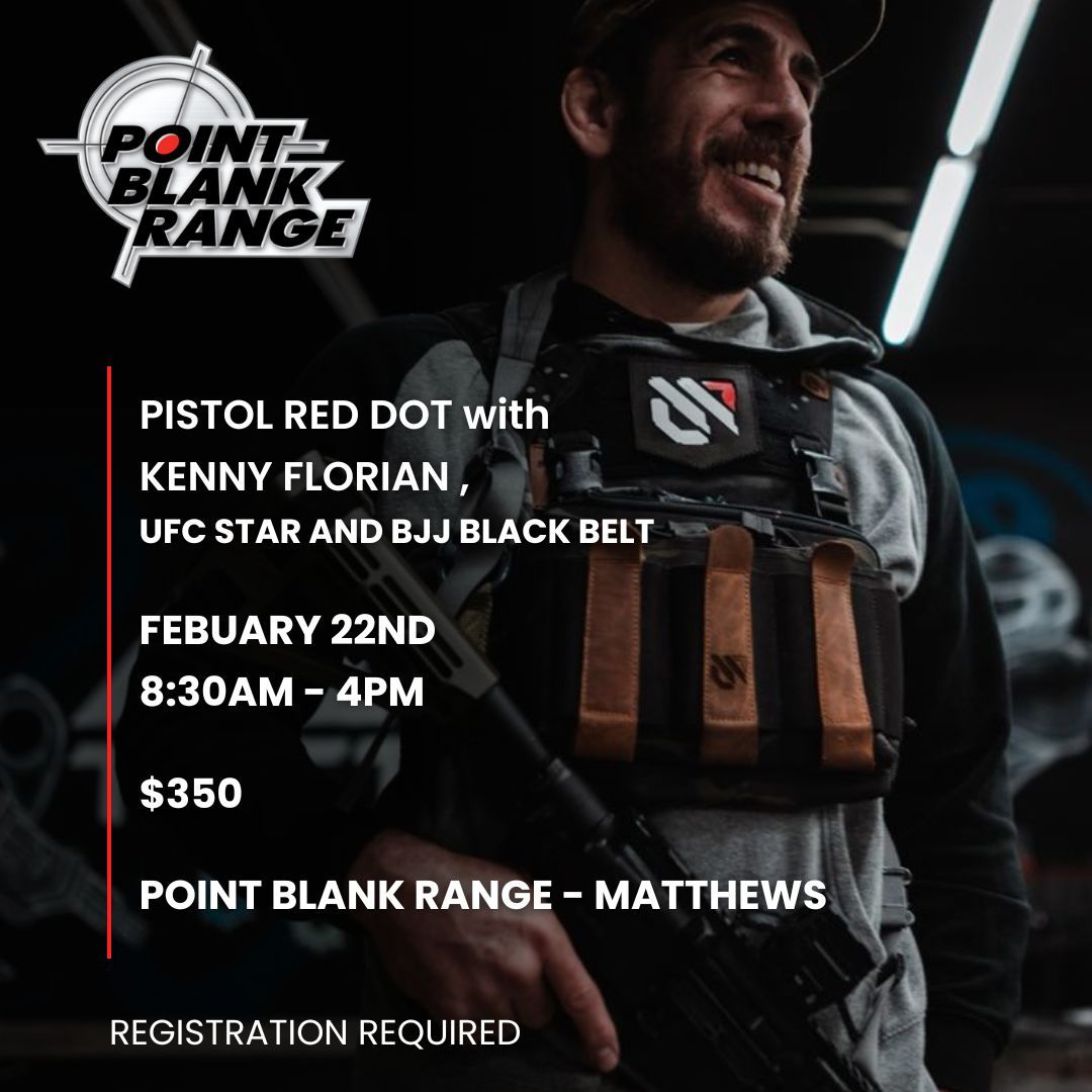 Pistol Red Dot - with UFC Champ and BJJ Black Belt Kenny Florian