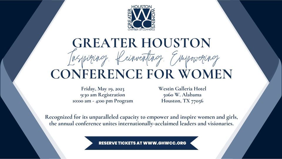  Greater Houston Conference for Women 2023