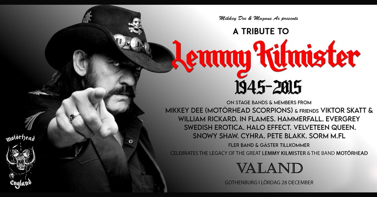 A tribute to Lemmy Kilmister