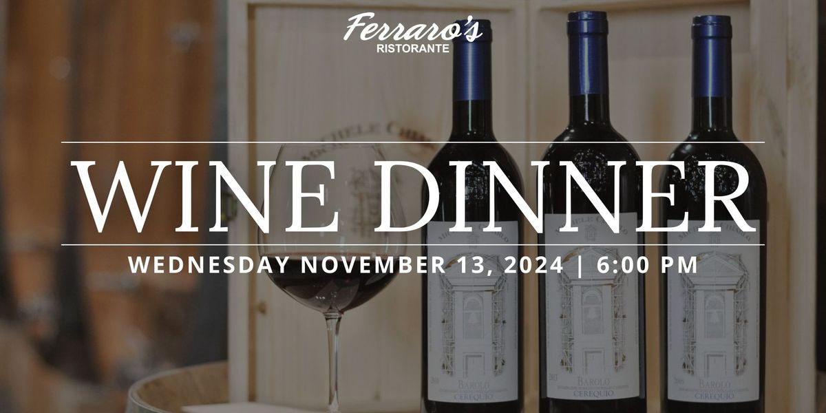 November Wine Dinner