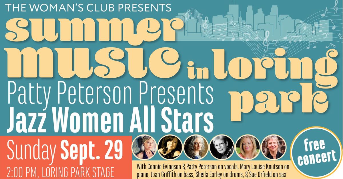 Patty Peterson Presents Jazz Women All Stars NEW DATE