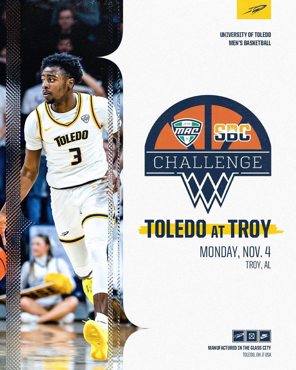 Toledo Rockets at Troy Trojans Mens Basketball