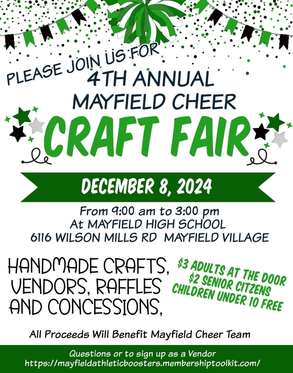 Mayfield Cheer Craft Fair 