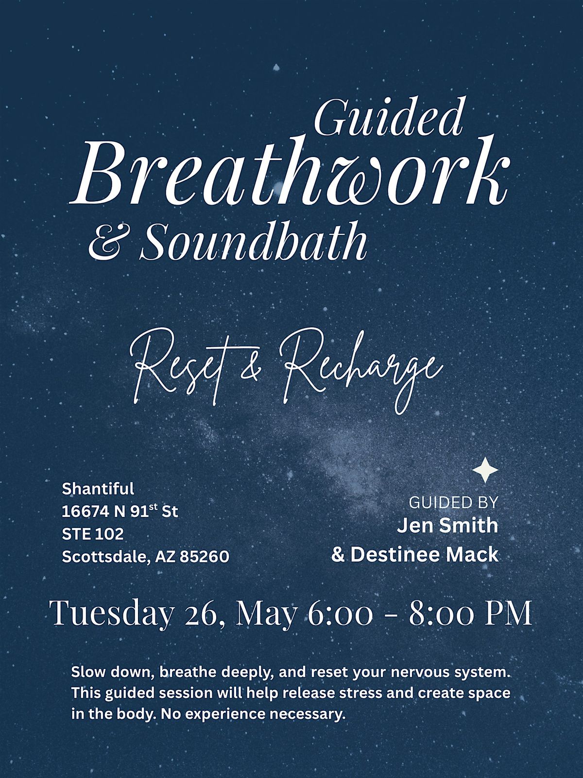 Reset & Recharge | Guided Breathwork & Soundbath