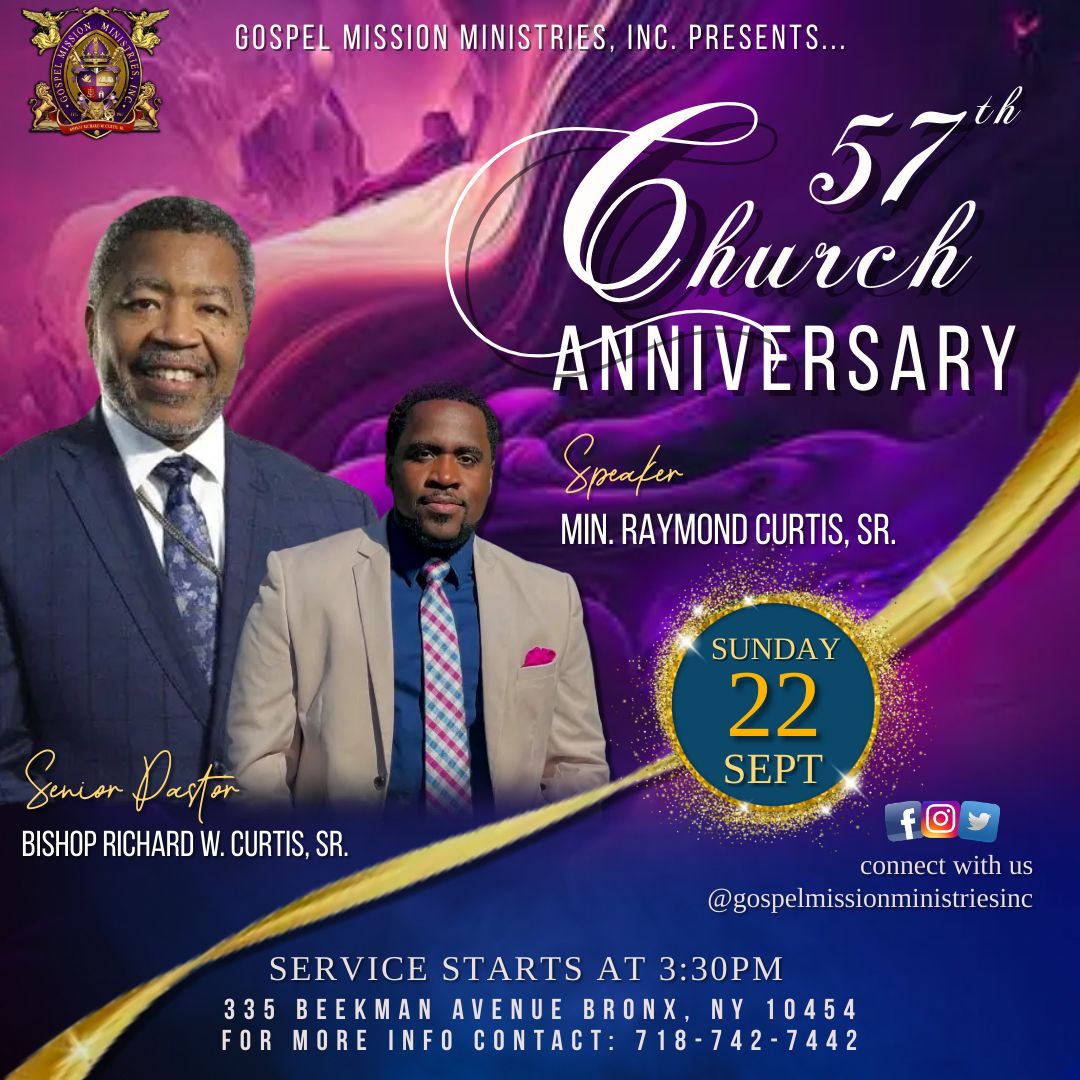 GMMI 57th Church Anniversary Celebration!!