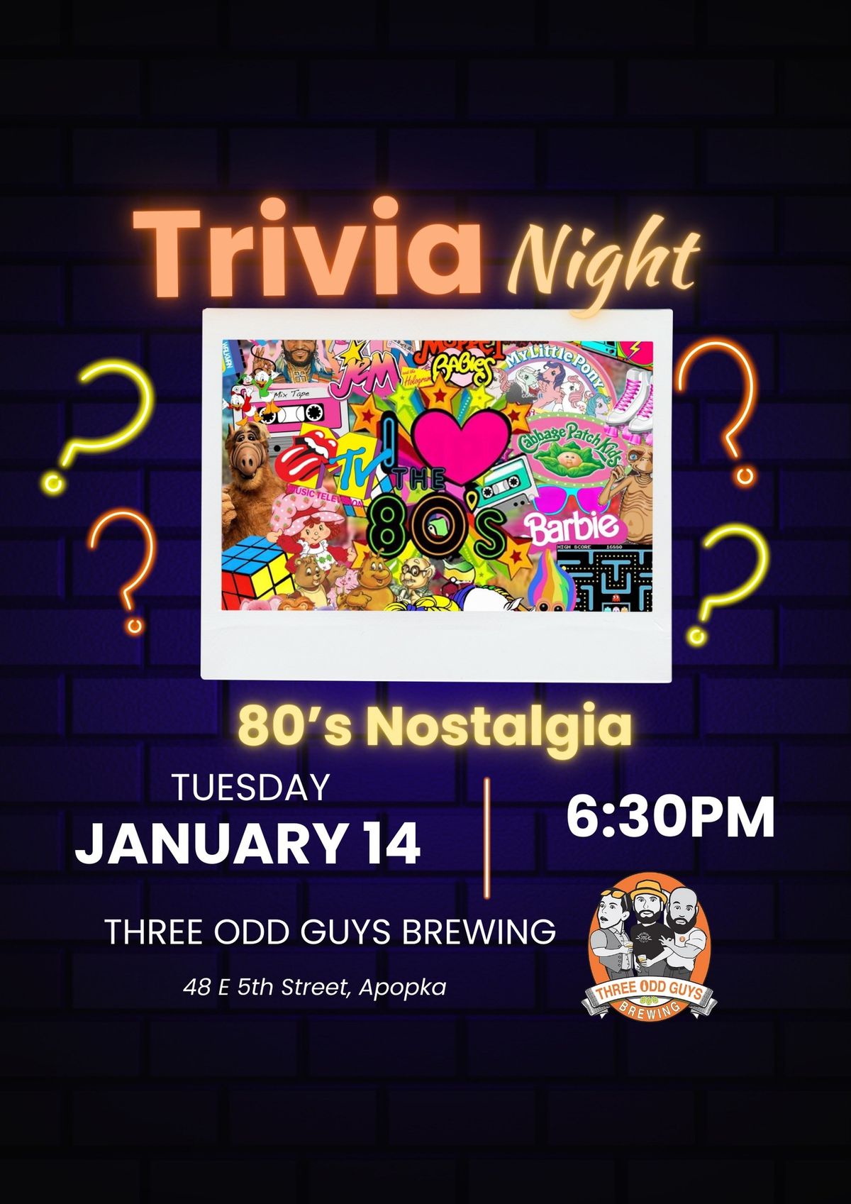 80\u2019s Nostalgia Trivia