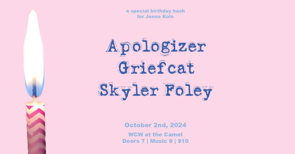 WCW: Apologizer, Griefcat, Skyler Foley at The Camel 10.2