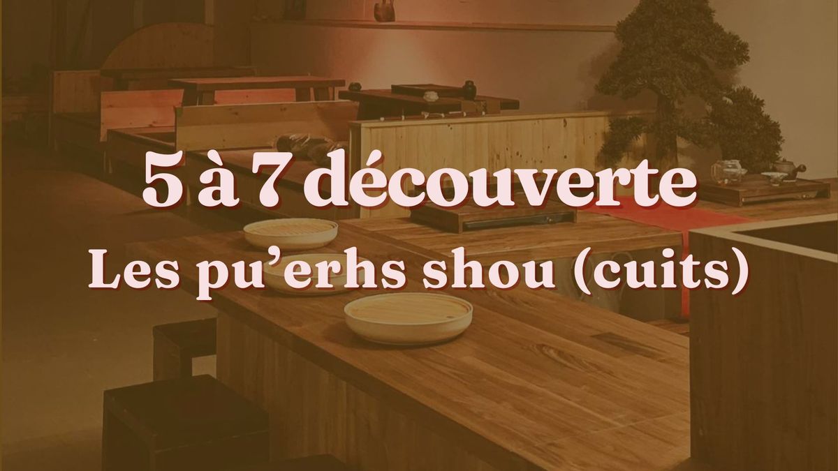 5 \u00e0 7 - D\u00e9couvertes de th\u00e9s du moment | Les Pu'erhs Shou (cuits)