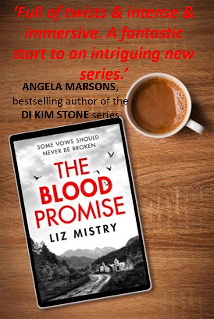 THE BLOOD PROMISE launch by Scottish & Yorkshire crime writer Liz ...