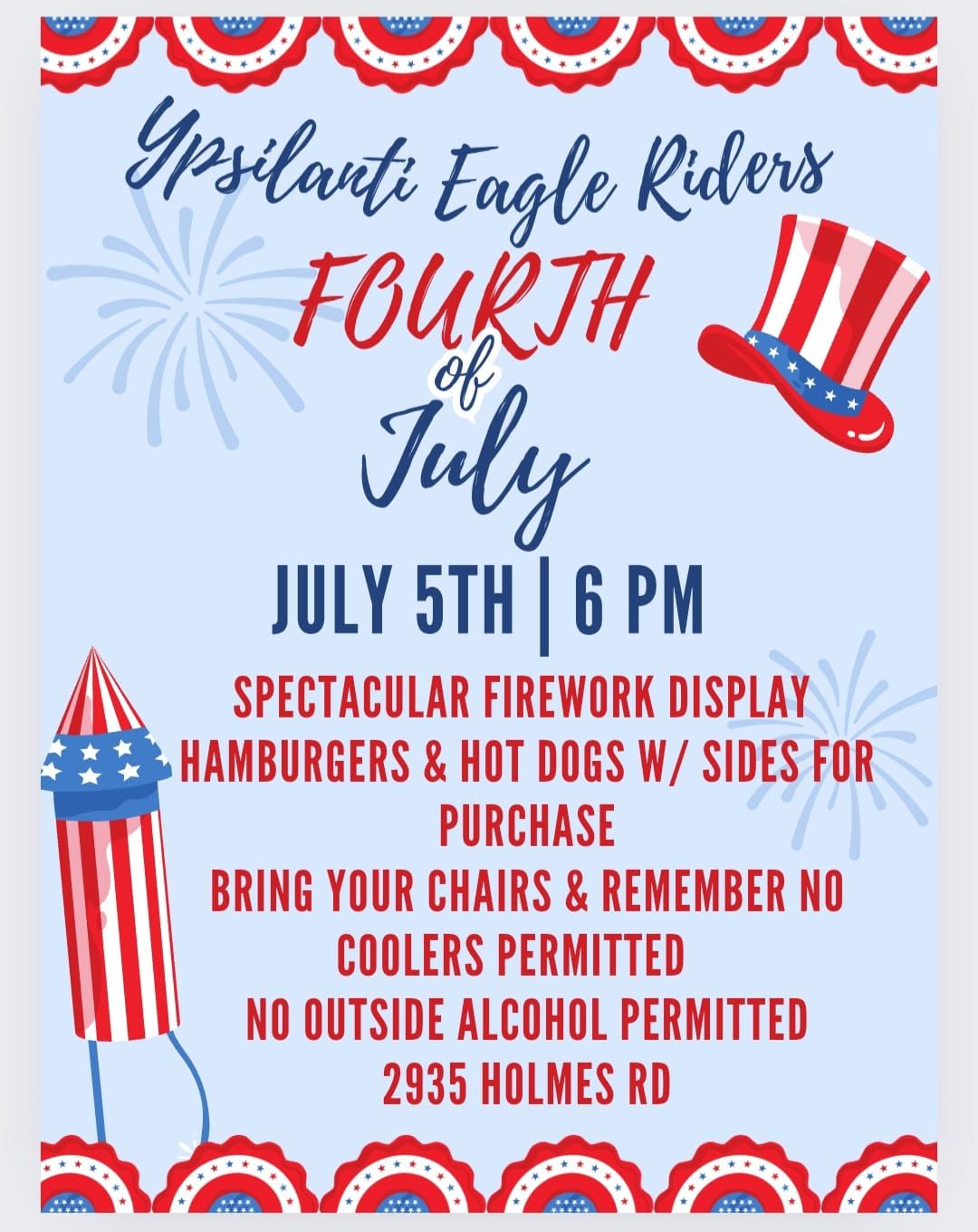 Eagle Riders 4th of July Fireworks
