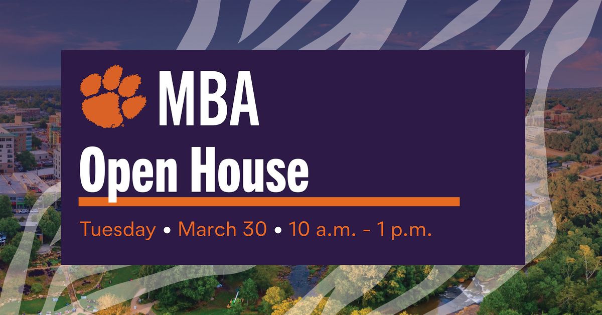 Clemson MBA Open House Meet & Greet