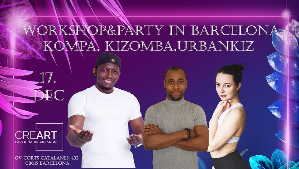 Workshop&Party in Barcelona - kizomba, urbankiz, kompa