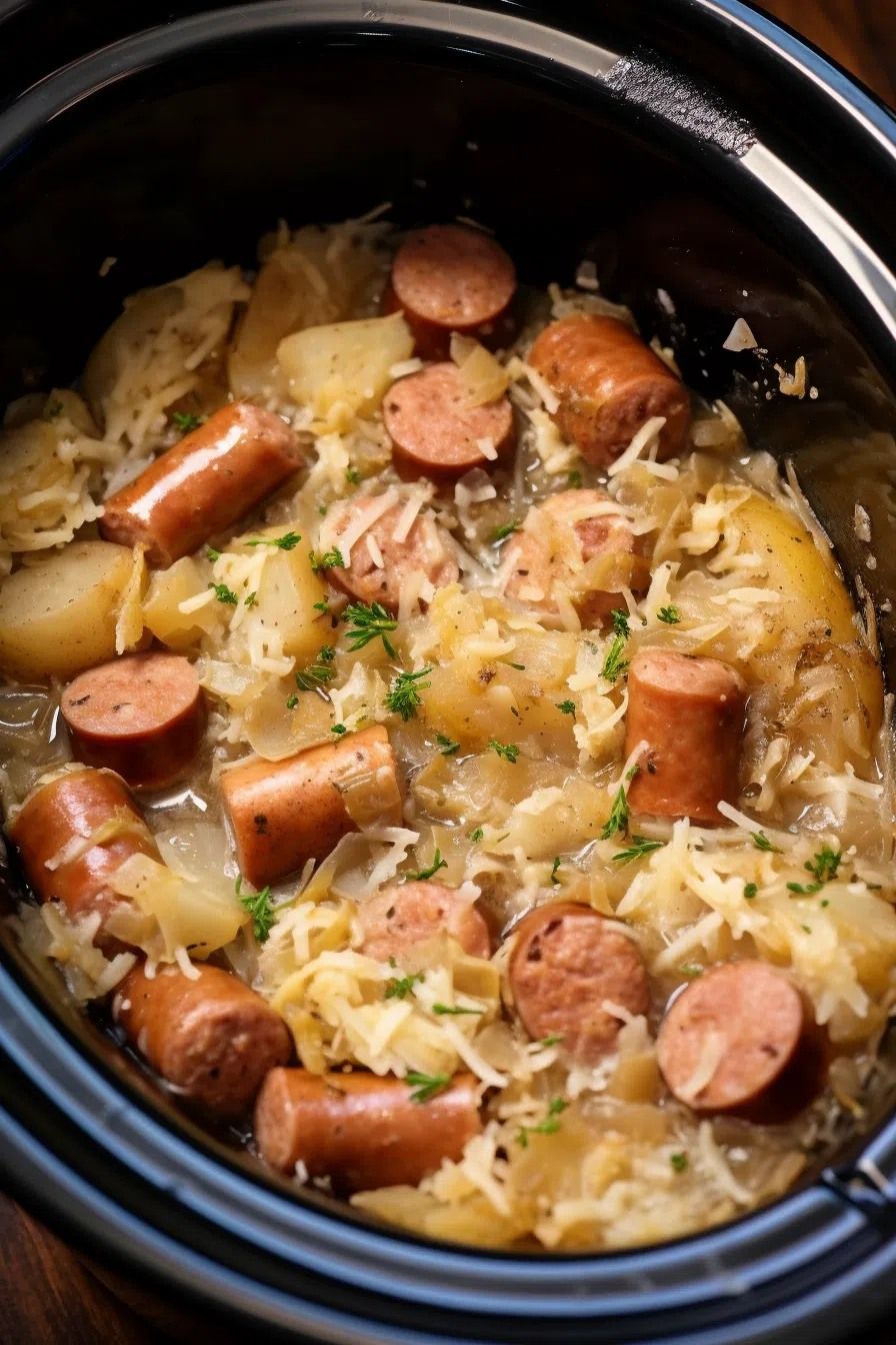 Polish Sausage Dinner w\/Sauerkraut & Potatoes