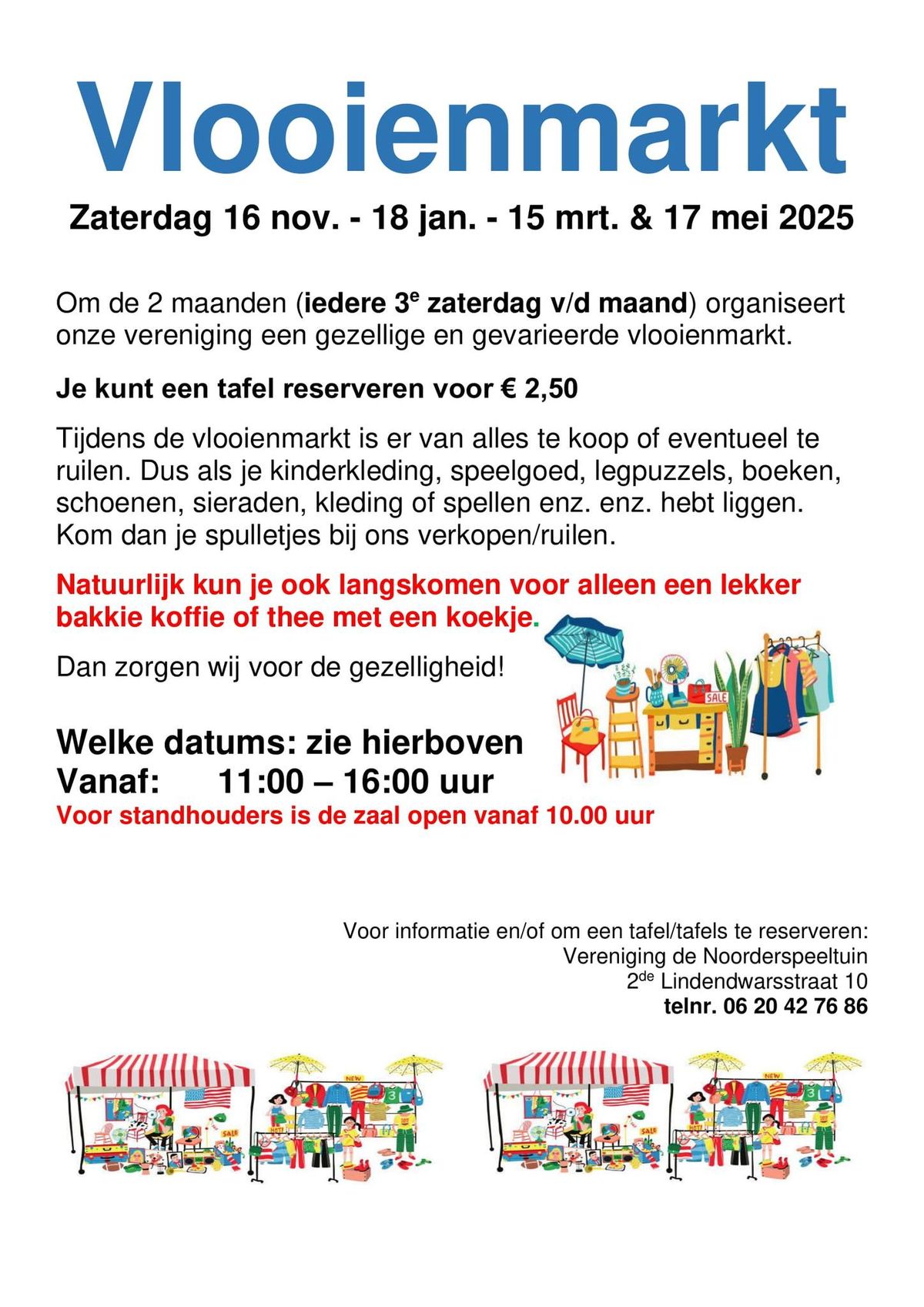 Vlooienmarkt in 2024 & 2025