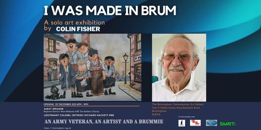 "I Was Made In Brum" Solo Art Exhibition by Colin Fisher